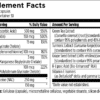 DETOX-ANTIOX™ SUPP FACTS